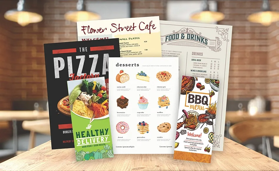 Menu Printing Atherton