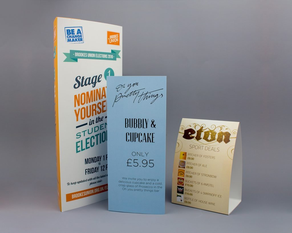 Table Tents Printing Atherton