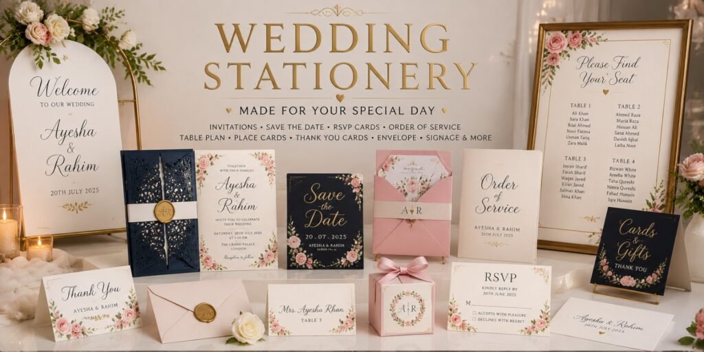 Wedding Stationery Printing Atherton 